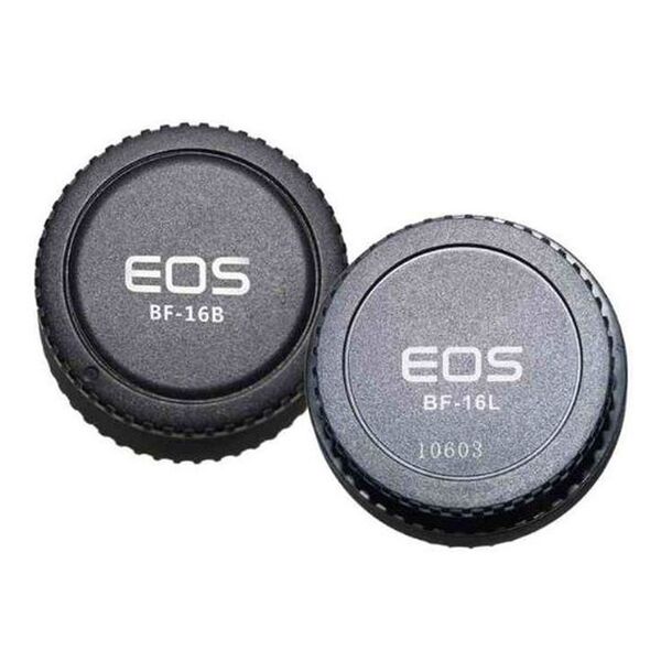 Pixel Objektiv-Rückdeckel BF-16L + Gehäusedeckel BF-16B für  Canon