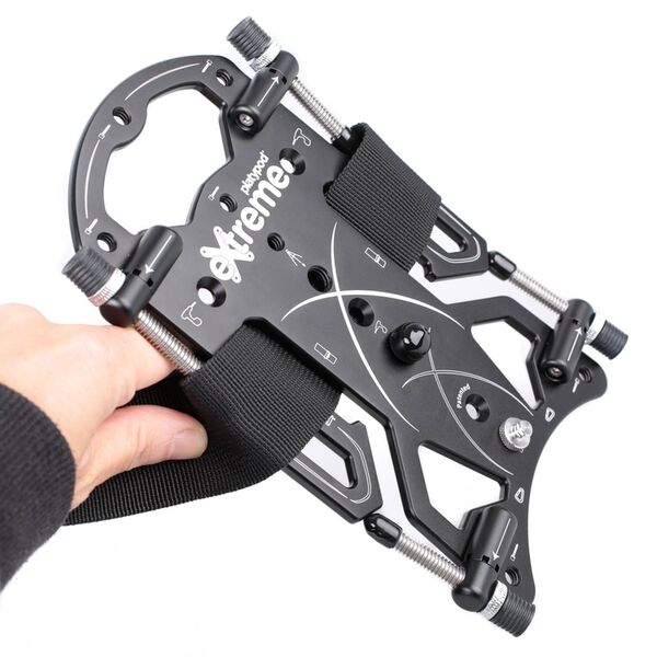 Platypod eXtreme Universal-Bodenstativ mit Spikes - Schwarz  schwarz