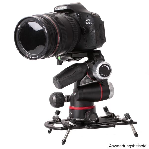 Platypod eXtreme Universal-Bodenstativ mit Spikes - Schwarz  schwarz