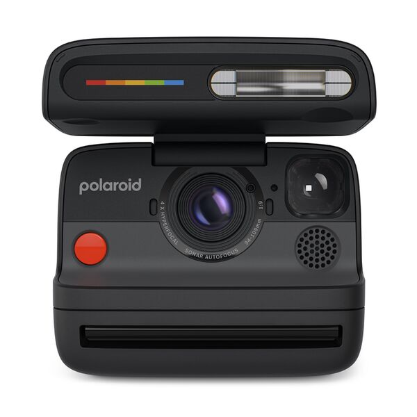 Polaroid Everything Box Flip Sofortbildkamera + DP i-Type-Film (8 Aufnahmen)  schwarz