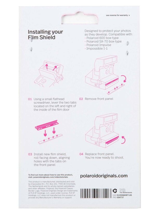 Polaroid Filmschutz für Polaroid-Box-Kamera 