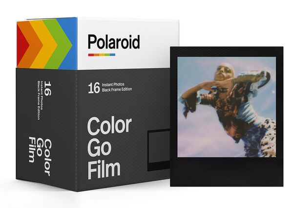 Polaroid Color Go Film  Black Frame 2x8 Aufnahmen