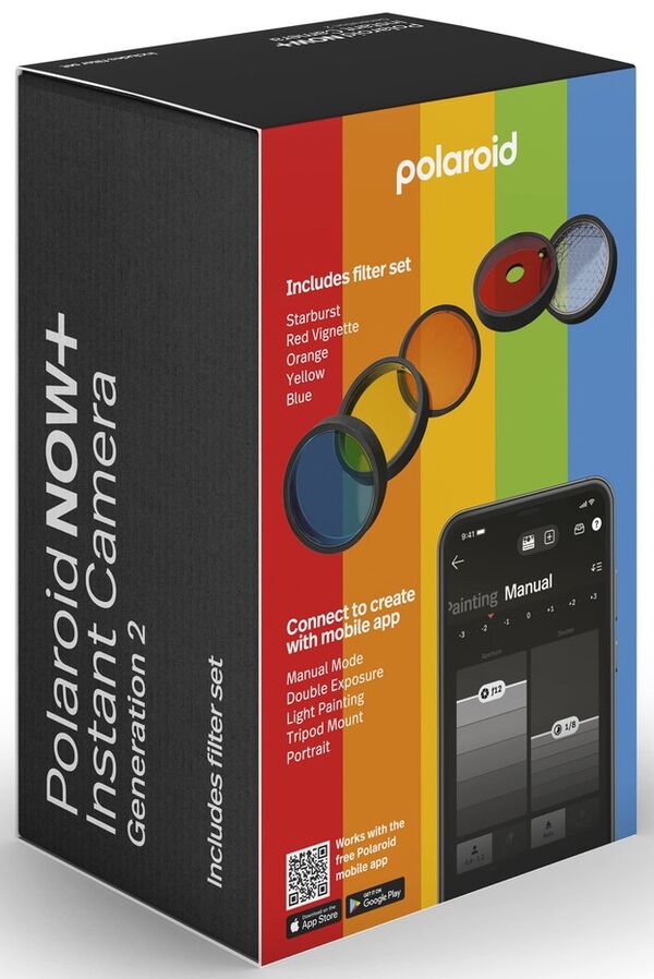 Polaroid Now+ Gen2 Camera  Black