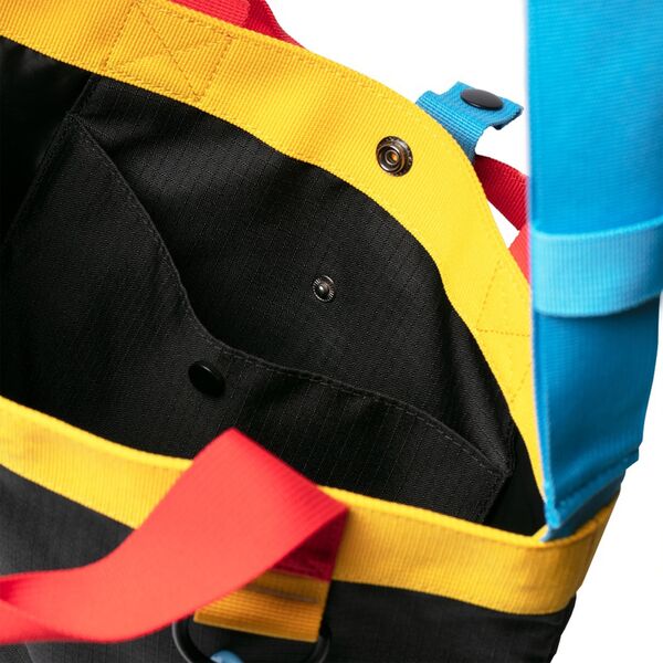 Polaroid Ripstop Tote, Ripstop-Tragetasche  schwarz-bunt