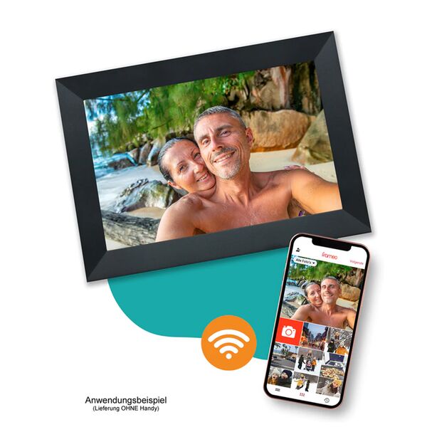 Pora Digitaler Bilderrahmen 10 WF-105T  schwarz
