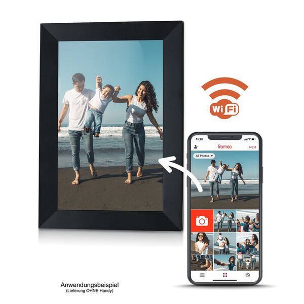 Pora Digitaler Bilderrahmen 10 WF-105T  schwarz