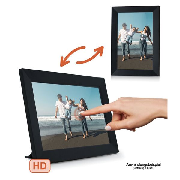 Pora Digitaler Bilderrahmen 10 WF-105T  schwarz