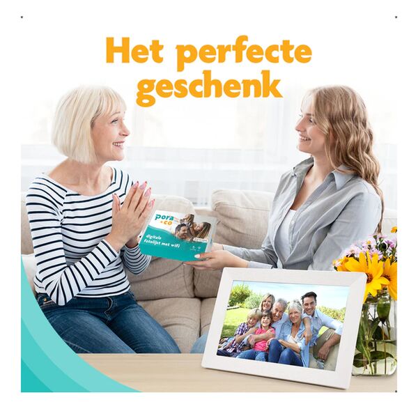 Pora Digitaler Bilderrahmen 10 WF-105T  W weiß