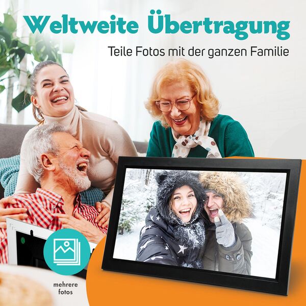 Pora Digitaler Bilderrahmen 15,6 WF-155T  schwarz