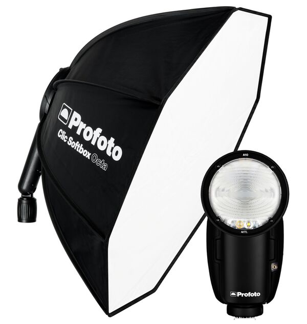 Profoto A10 Canon + Clic Softbox Octa 2' 