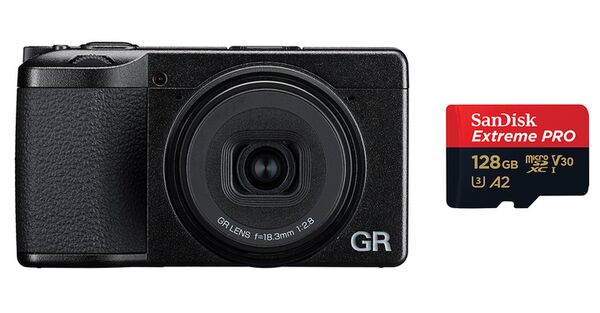 Ricoh GR IV + SanDisk Extreme Pro micro SDXC 200MB/s 128 GB 