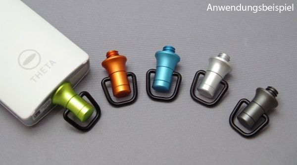 Ricoh Haltebandbefestigung für Theta  silber