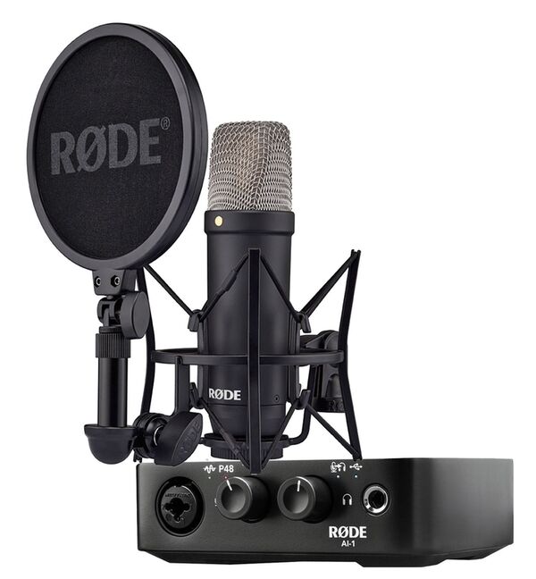 Rode Komplettes Studio-Kit  NT1 Mikrofon + AI-1 Audio-Interface 