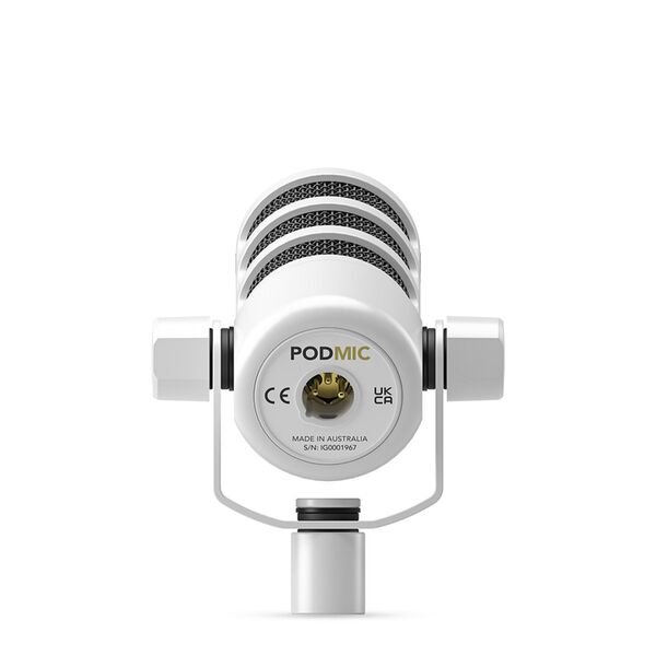 Rode PodMic white, Podcast Mikrofon 