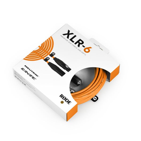 Rode Premium XLR Mikrofonkabel  6 Meter orange