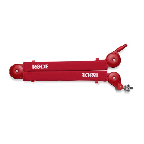 Rode PSA1+ Rundfunk- Gelenkarmstativ  rot