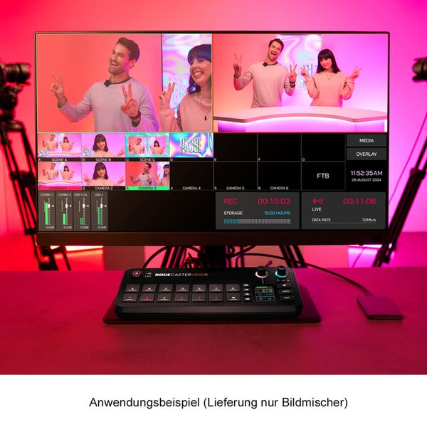 Rode RODECaster Video Production Console, Video-/Audiomischer 