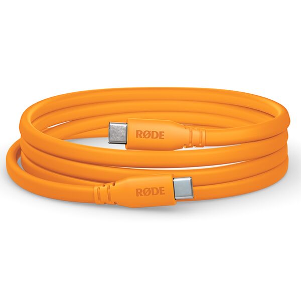 Rode SC17 USB-C auf USB-C Kabel 150 cm  orange