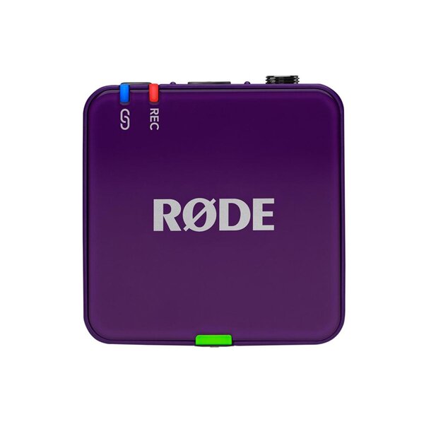 Rode Wireless GO (Gen. 3) digitales Mikrofonsystem, 2-Kanal, drahtlos  lila
