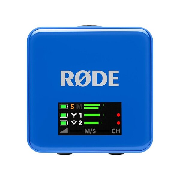 Rode Wireless GO (Gen. 3) digitales Mikrofonsystem, 2-Kanal, drahtlos  cobalt