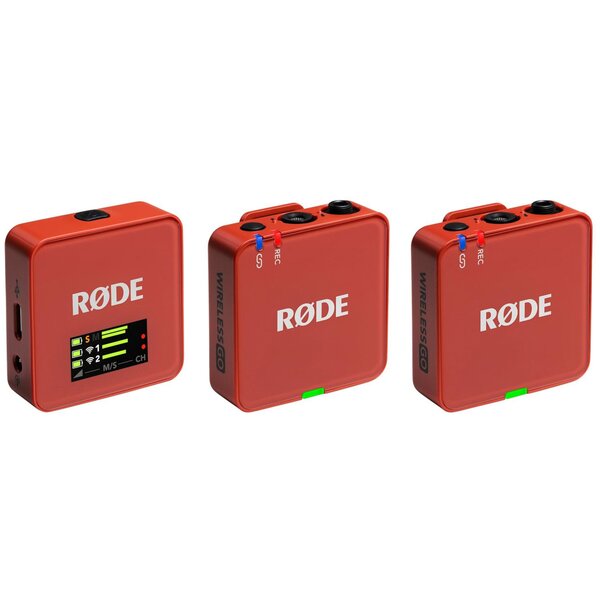 Rode Wireless GO (Gen. 3) digitales Mikrofonsystem, 2-Kanal, drahtlos  clay