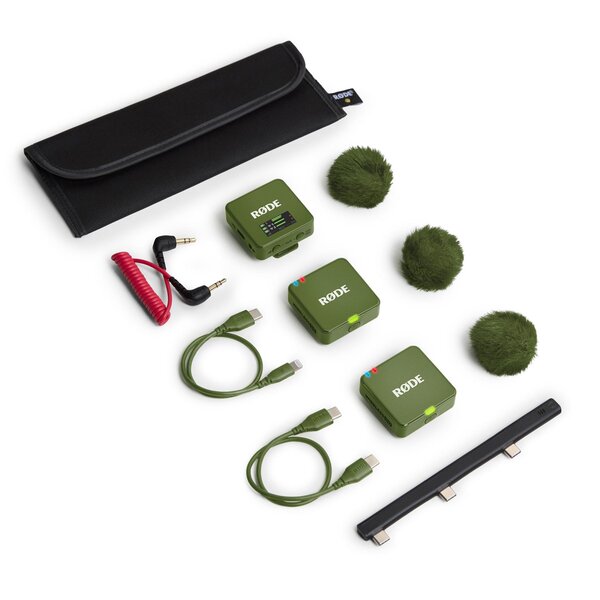 Rode Wireless GO (Gen. 3) digitales Mikrofonsystem, 2-Kanal, drahtlos  moss