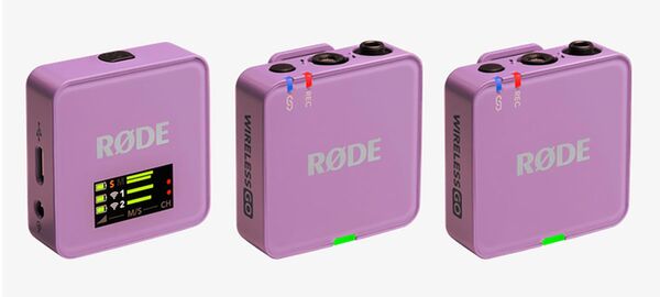 Rode Wireless GO (Gen. 3) lilac, 2-Kanal Mikrofonsystem, digital, drahtlos 