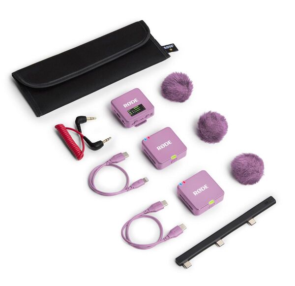 Rode Wireless GO (Gen. 3) lilac, 2-Kanal Mikrofonsystem, digital, drahtlos 