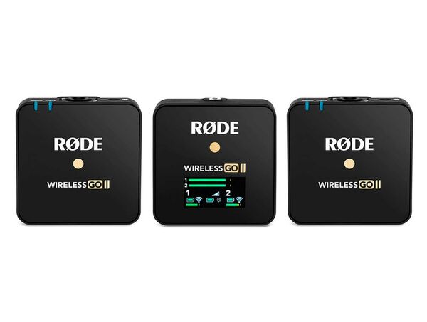 Rode Wireless GO II digitales 2-Kanal Drahtlos Mikrofonsystem 