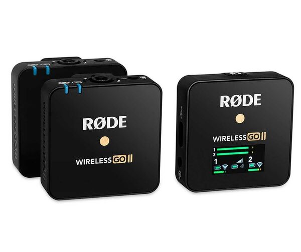 Rode Wireless GO II digitales 2-Kanal Drahtlos Mikrofonsystem 