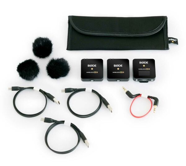 Rode Wireless GO II digitales 2-Kanal Drahtlos Mikrofonsystem 