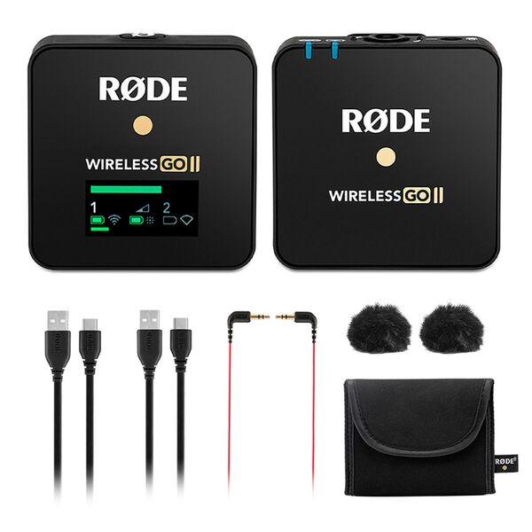Rode Wireless GO II digitales 2-Kanal Drahtlos Mikrofonsystem  Single