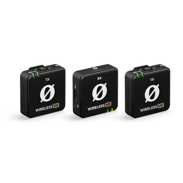 Rode Wireless ME Dual, Mikrofonsystem mit 2x Sende- und 1x Empfangsmodul 