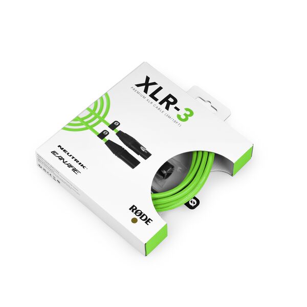 Rode Premium XLR Mikrofonkabel  3 Meter grün