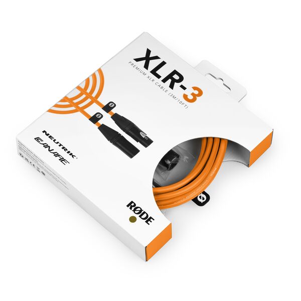 Rode Premium XLR Mikrofonkabel  3 Meter orange