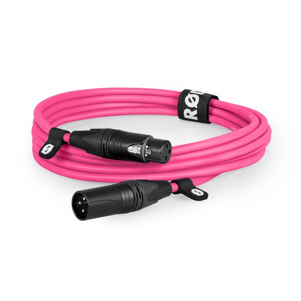 Rode Premium XLR Mikrofonkabel  3 Meter rosa