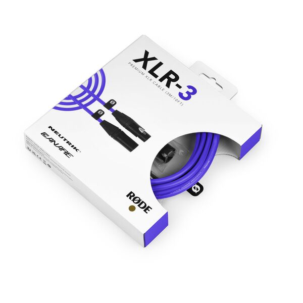 Rode Premium XLR Mikrofonkabel  3 Meter lila
