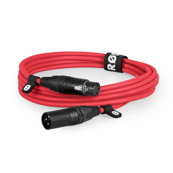 Rode Premium XLR Mikrofonkabel  3 Meter rot