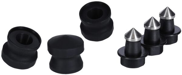 Rollei 3er Set Gummifüße + Spikes Carbon  C6i