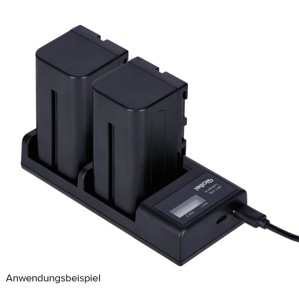 Rollei Akku-Ladegerät für NP-F-Akkus 