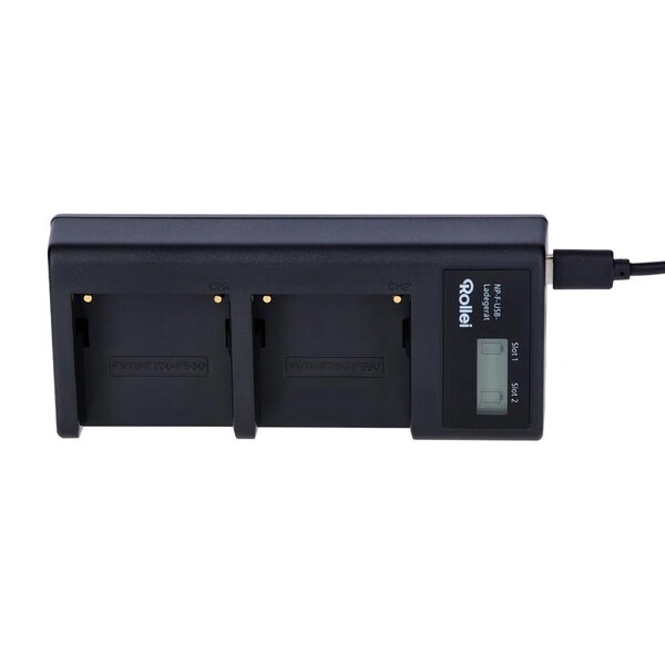 Rollei Akku-Ladegerät für NP-F-Akkus 