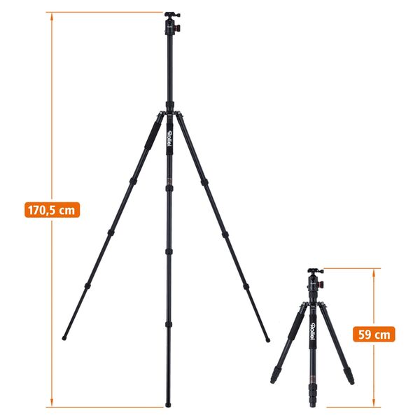 Rollei C6i Aluminium  schwarz