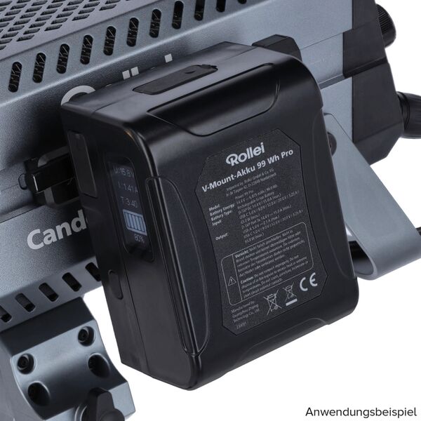 Rollei Candela VM3 V-mount Adapter mit Kabel 