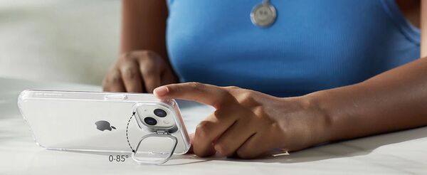 Rollei Classic Kickstand Case transparent  IPhone 14 Pro ohne HaloLock