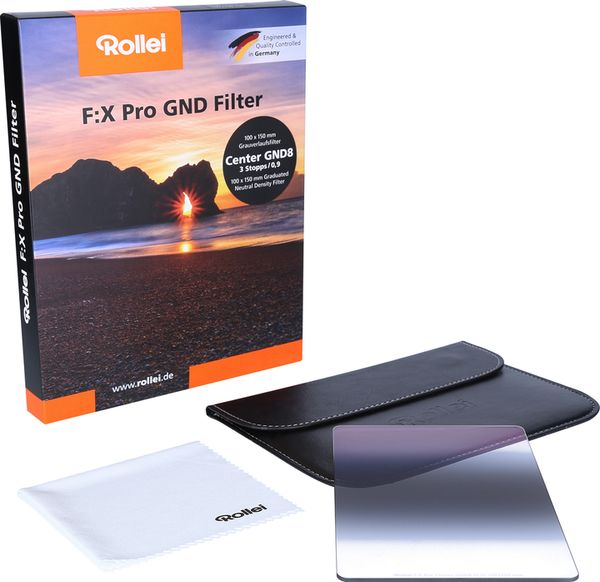 Rollei F:X Pro 100mm Grau Verlauf Center GND8 