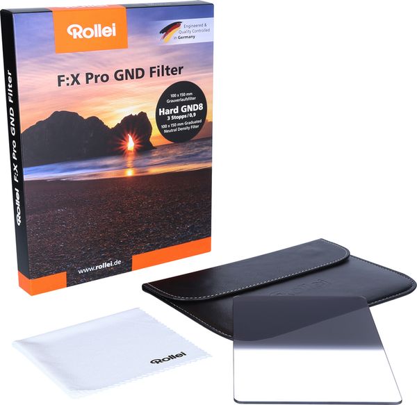 Rollei F:X Pro 100mm Grau Verlauf Hard GND8 
