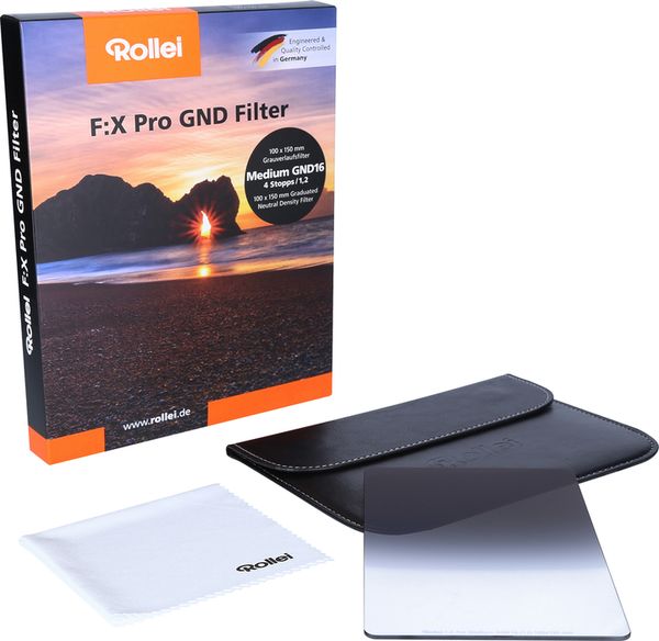 Rollei F:X Pro 100mm Medium Grau Verlauf  GND16