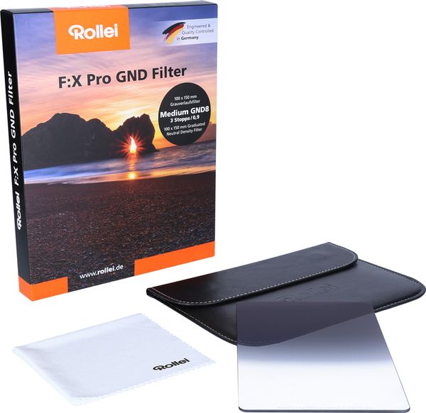 Rollei F:X Pro 100mm Grau Verlauf Medium  GND8