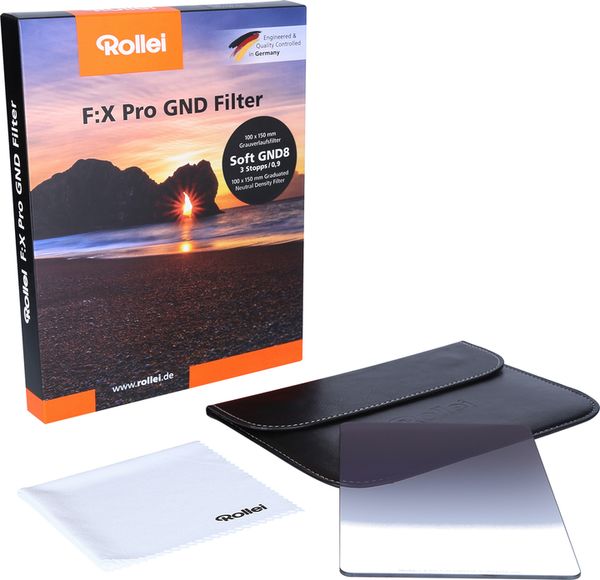 Rollei F:X Pro 100mm Grau Verlauf Soft  GND8