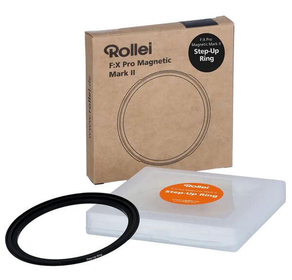 Rollei F:X Pro Magnetische Rundfilter Mark II - Step-Up-Ring  62mm
